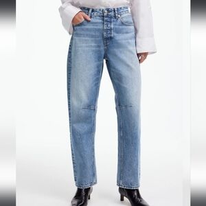 Madewell Light Blue High-Rise Wide-Leg Jeans